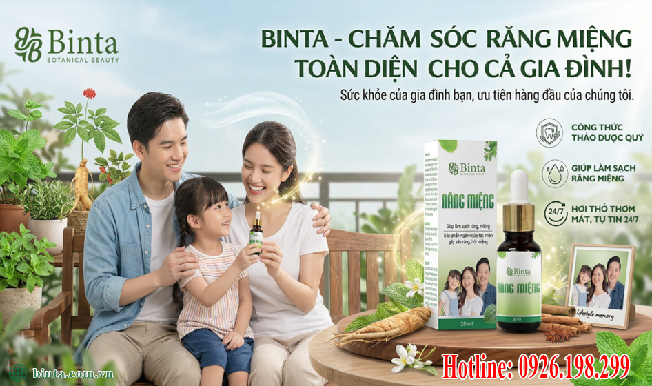 tinh dầu răng miệng Binta