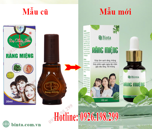 Tinh dầu răng miệng Dạ Thảo Liên nay là tinh dầu răng miệng Binta