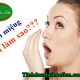 Hôi miệng phải làm sao