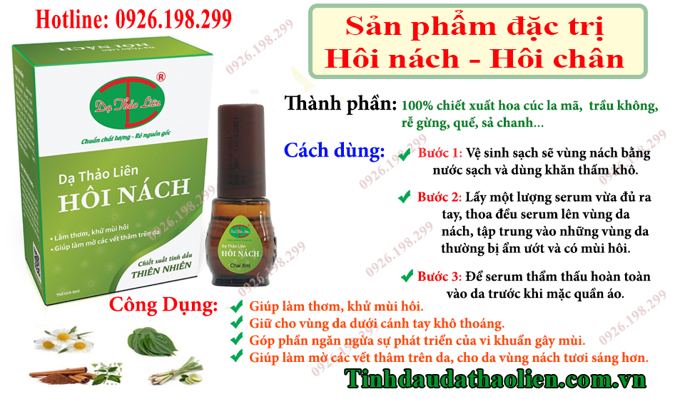 Serum hôi nách Dạ Thảo Liên