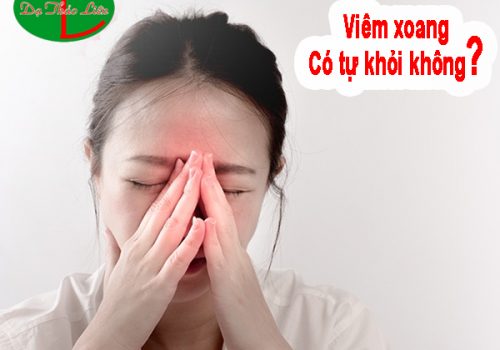 Viêm xoang có tự khỏi được không